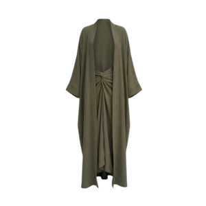 Kimono Kaki Élégance Naturelle